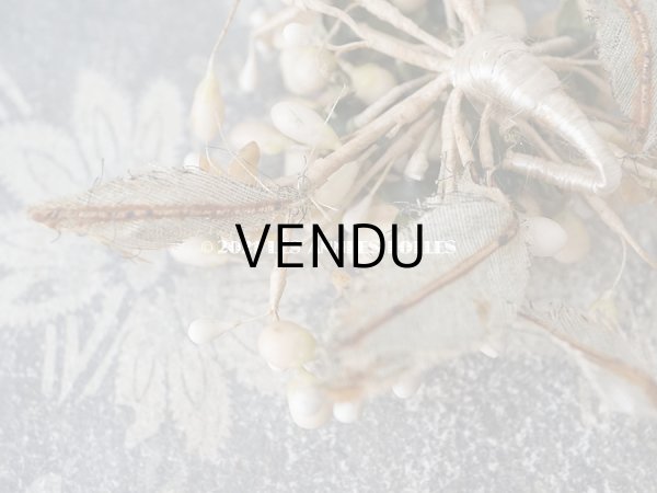 画像5: 【11周年セール対象外】 アンティーク 薔薇のワックスフラワーのブーケ ブートニア (5)