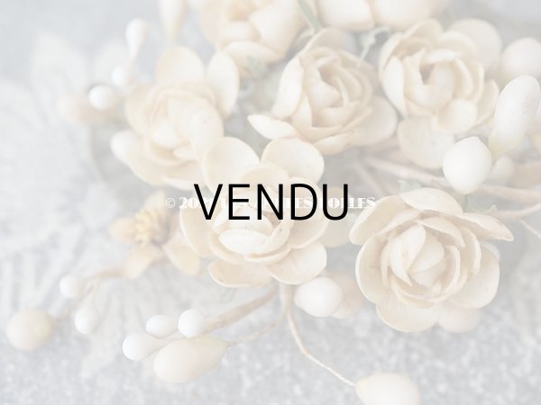 画像6: 【11周年セール対象外】 アンティーク 薔薇のワックスフラワーのブーケ ブートニア (6)