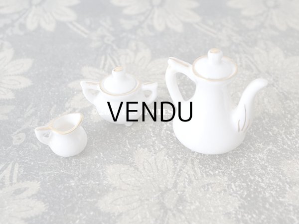 画像6: アンティーク ドール用 薔薇のティーセット  (6)