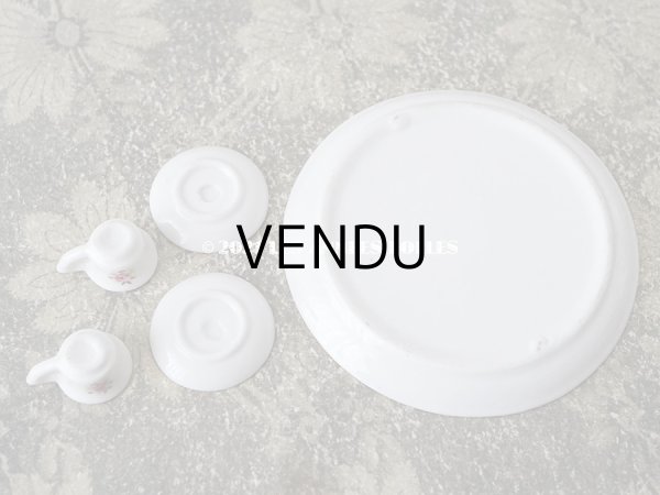 画像9: アンティーク ドール用 薔薇のティーセット  (9)
