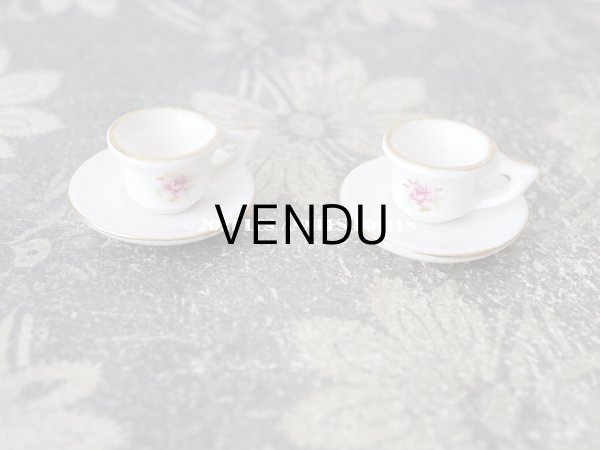 画像7: アンティーク ドール用 薔薇のティーセット  (7)