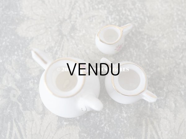 画像10: アンティーク ドール用 薔薇のティーセット  (10)