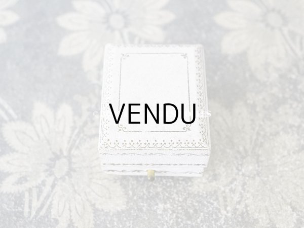 画像5: 1900年代 アンティーク  ジュエリーボックス  金彩入り オフホワイト (5)