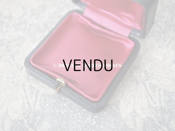 画像3: 19世紀末 アンティーク 本革製 ジュエリーボックス ブラック (3)