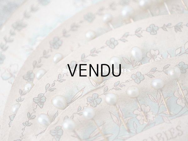 画像7: 1900年代 アンティーク エパングルシート PERLES A L'INNOVATION (7)