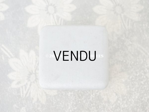 画像3: アンティーク ジュエリーボックス  シルクサテン パウダーブルー (3)