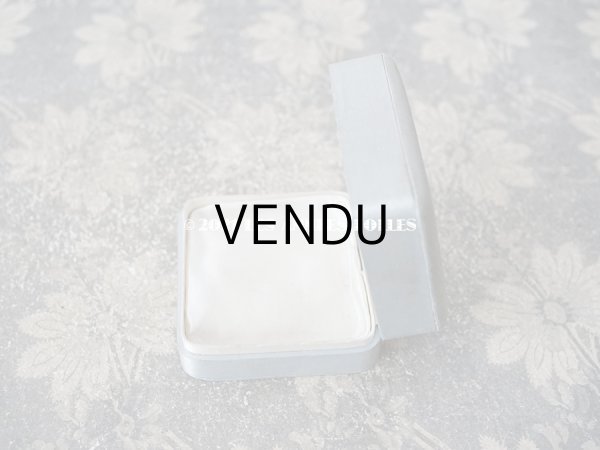 画像8: アンティーク ジュエリーボックス  シルクサテン パウダーブルー (8)