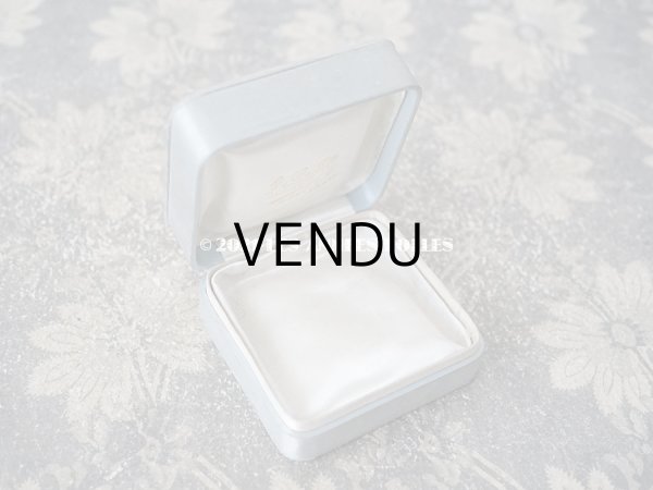 画像7: アンティーク ジュエリーボックス  シルクサテン パウダーブルー (7)