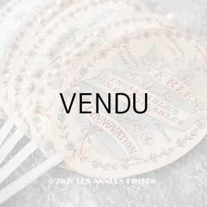 画像: 1900年代 アンティーク エパングルシート PERLES A L'INNOVATION