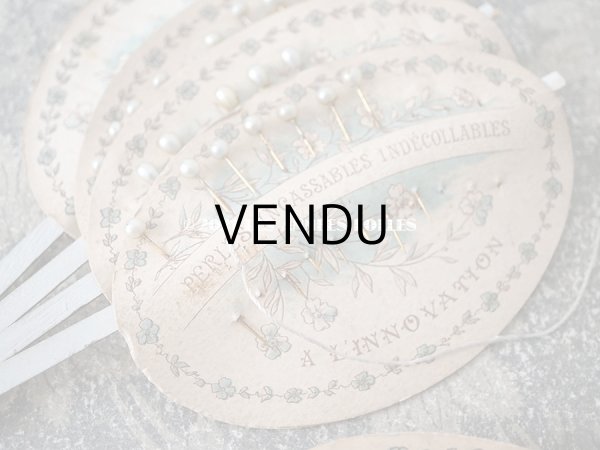 画像6: 1900年代 アンティーク エパングルシート PERLES A L'INNOVATION (6)