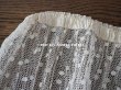画像5: 1900年代 アンティーク  50cm幅  ドレスの裾 ドットのチュール＆シルクサテンリボン  約424cm   (5)
