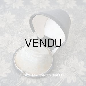 画像: 19世紀 アンティーク ジュエリーボックス ブレスレット用　黒