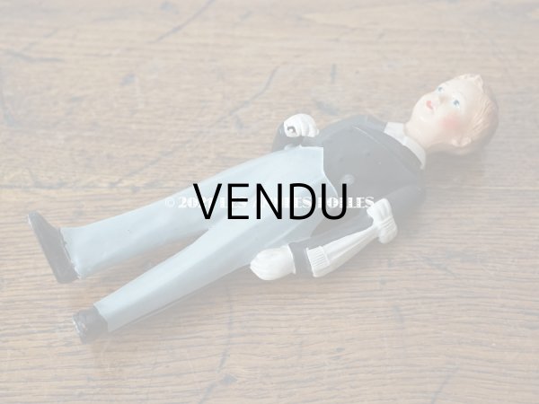 画像8: アンティーク 初聖体の少年 セルロイド製 人形 大きなサイズ (8)