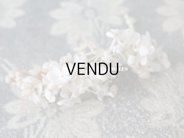 画像4: アンティーク  ホワイトライラックの布花のセット (4)