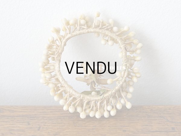 画像8: 1900年代 アンティーク ドール用 ワックスフラワーの小さなヘッドリース (8)