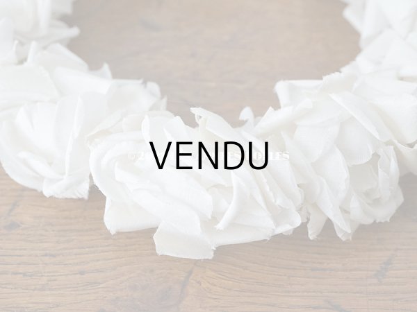 画像7: 1900年代 アンティーク 薔薇の布花のティアラ 花冠　 (7)