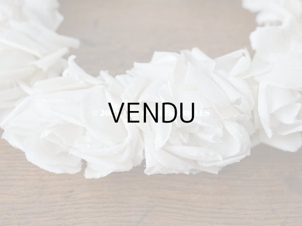 画像9: 1900年代 アンティーク 薔薇の布花のティアラ 花冠　 (9)