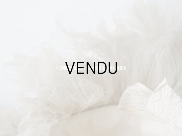 画像17: 19世紀末 アンティーク 小さな女の子用 帽子 リボン＆レース  (17)