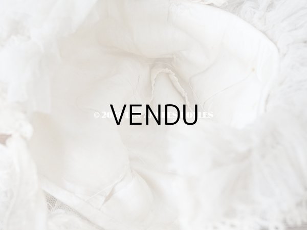 画像15: 19世紀末 アンティーク 小さな女の子用 帽子 リボン＆レース  (15)