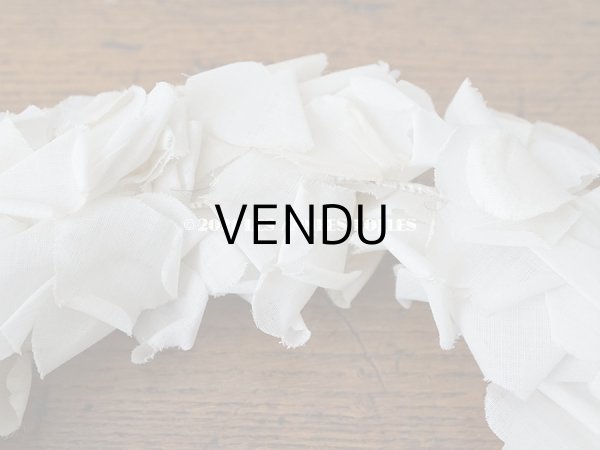 画像11: 1900年代 アンティーク 薔薇の布花のティアラ 花冠　 (11)