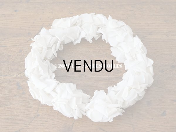 画像10: 1900年代 アンティーク 薔薇の布花のティアラ 花冠　 (10)