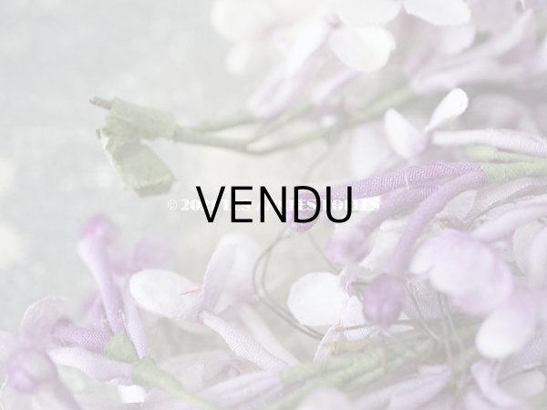 画像10: アンティーク ライラックの布花   (10)