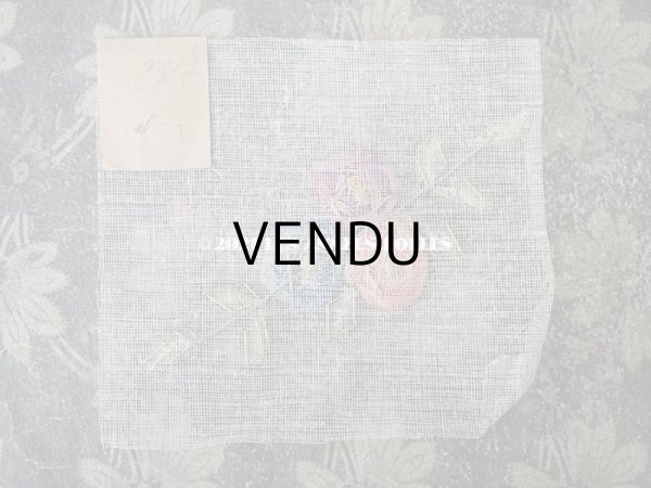 画像5: 1920年代 アンティーク 未使用 3色の薔薇の大きなロココモチーフ  (5)