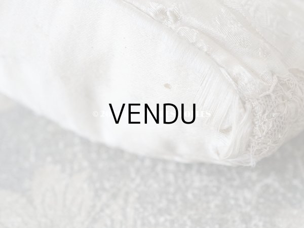 画像9: 1900年代 アンティーク ベビーシューズ シルク製 (9)