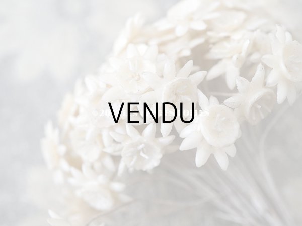 画像6: アンティーク ティアラ制作用 ワックスフラワーパーツ 約50〜60ピースのセット (M） (6)