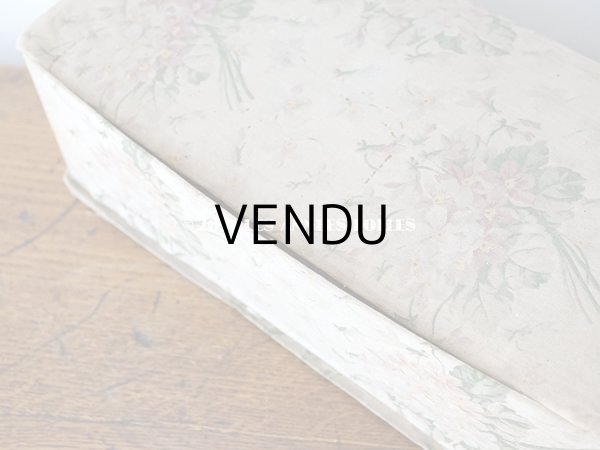 画像8: 1900年代 アンティーク 菫のブーケ　カルトナージュボックス (8)