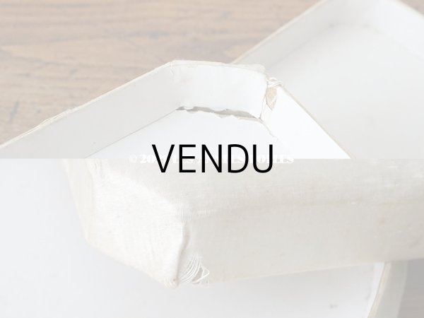 画像10: アンティーク ワックスフラワー付 シルク製 ドラジェのオモニエール 箱入り マリアージュ 結婚式  (10)