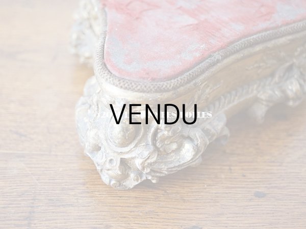 画像8: 19世紀末 アンティーク ロカイユ装飾の台座 2点セット  (8)