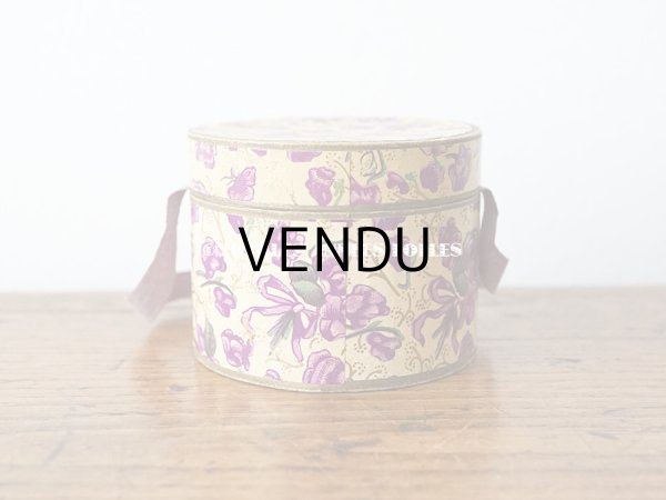 画像3: アンティーク 菫の砂糖菓子の紙箱 VIOLETTES DE TOULOUSE (3)