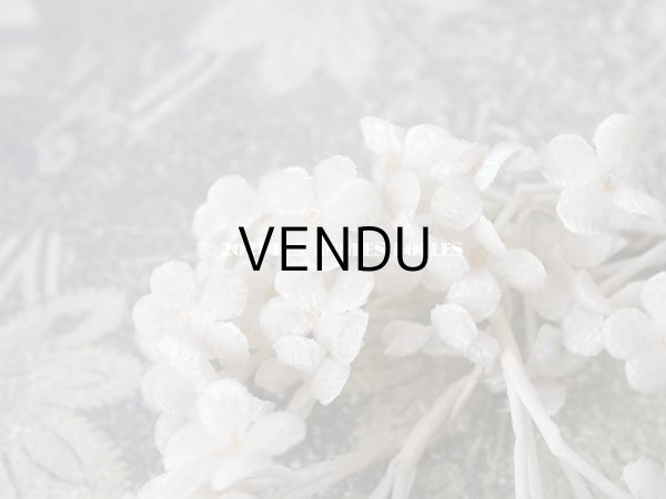 画像6: アンティーク  ホワイト・グレーのベルベット 布花  (6)