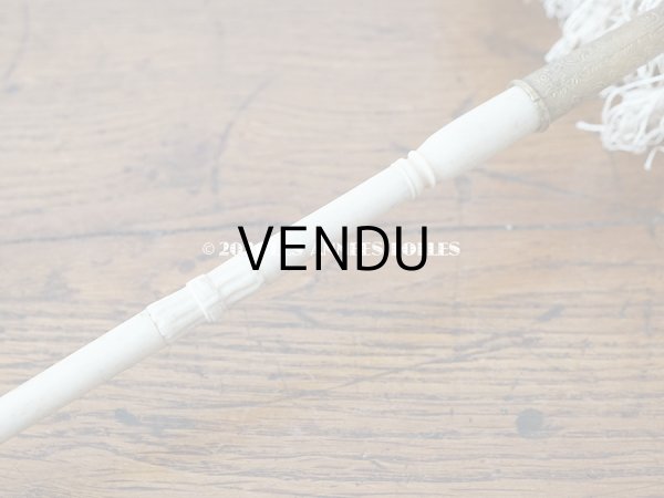 画像16: 19世紀末 アンティーク  シルク製　ピンク＆ホワイトグレーの日傘 　 (16)