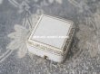 画像6: 1920年代 アンティーク  ジュエリーボックス  金彩入り オフホワイト (6)
