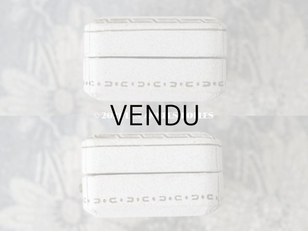 画像9: 1920年代 アンティーク  ジュエリーボックス  金彩入り オフホワイト (9)