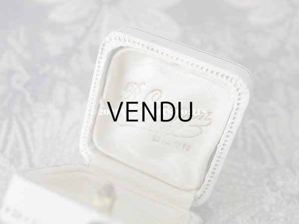 画像4: 1920年代 アンティーク  ジュエリーボックス  金彩入り オフホワイト (4)