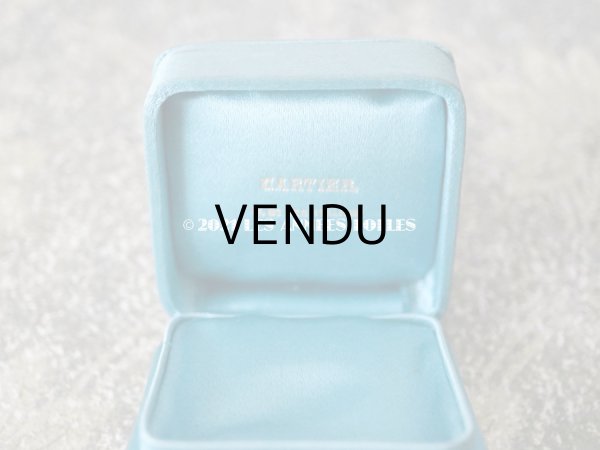 画像6:  アンティーク  CARTIER のジュエリーボックス　イニシャル入り E.M. (6)