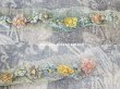 画像5: 未使用 1920年代 アンティーク ロココトリム 5色の花 勿忘草 ロココリボン　65cm (5)