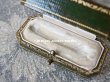 画像8: 1900年代 アンティーク ジュエリーボックス 金彩入り イニシャル入り グリーン (8)