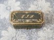 画像2: 1900年代 アンティーク ジュエリーボックス 金彩入り イニシャル入り グリーン (2)