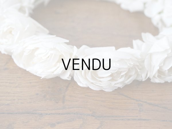 画像8: 1900年代 アンティーク 薔薇の布花のティアラ　ヘッドリース  (8)