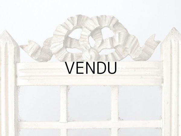 画像6: 1900年代 アンティーク 　リボンモチーフのフォトフレーム ダブル　折りたたみ式 (6)