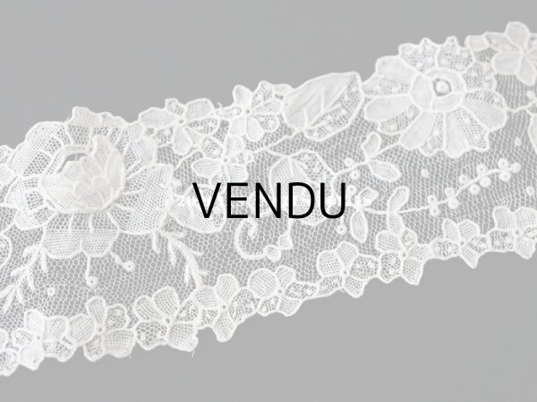 画像5: 新品同様 19世紀末 アンティーク ニードルレース ポワンドローズの付け襟 ポワンドガーズ 【ポワン・ド・ガーズ】 【ポワン・ド・ローズ】  (5)