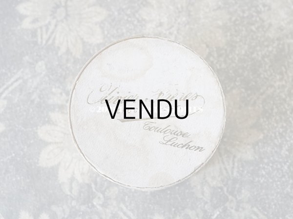 画像5: アンティーク 菫の砂糖菓子の紙箱 オフホワイト　VIOLETTES DE TOULOUSE (5)
