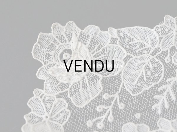 画像8: 新品同様 19世紀末 アンティーク ニードルレース ポワンドローズの付け襟 ポワンドガーズ 【ポワン・ド・ガーズ】 【ポワン・ド・ローズ】  (8)