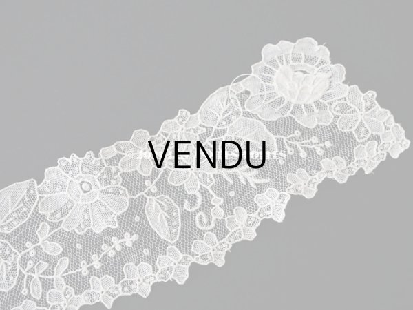 画像6: 新品同様 19世紀末 アンティーク ニードルレース ポワンドローズの付け襟 ポワンドガーズ 【ポワン・ド・ガーズ】 【ポワン・ド・ローズ】  (6)