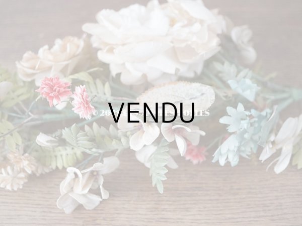 画像9: 19世紀末 アンティーク 　ウェディングブーケ 大きな薔薇 &　白菫　＆　赤詰草 ＆白詰草　結婚式 グローブ・ド・マリエ (9)