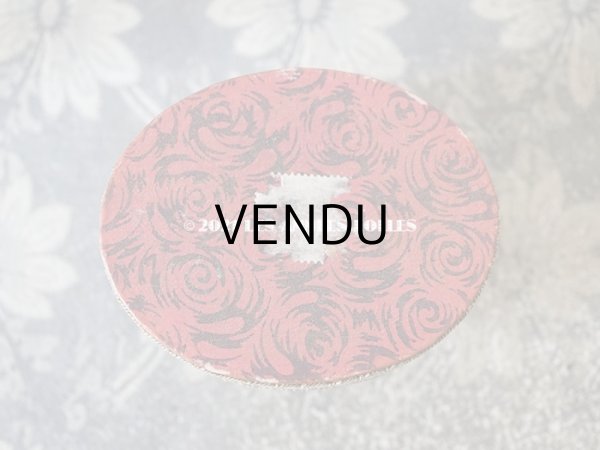 画像3: アンティーク　シルク製 6色の薔薇のロココトリム付 ボックス 紙箱 (3)